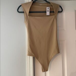 Express Body Contour High Compression Square Neck Bodysuit
